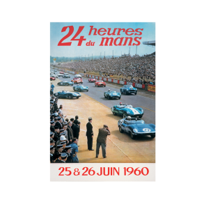 Retro Racing Plakat - Le Mans 1960