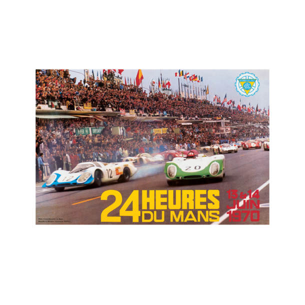 Retro Racing Plakat - Le Mans 1970