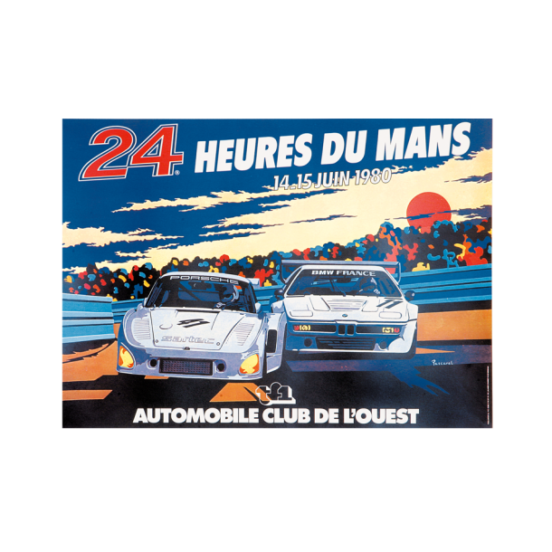 Retro Racing Plakat - Le Mans 1980