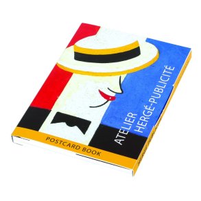 Tintin Postkort Bog - 16 stk Herg� Studios Advertising