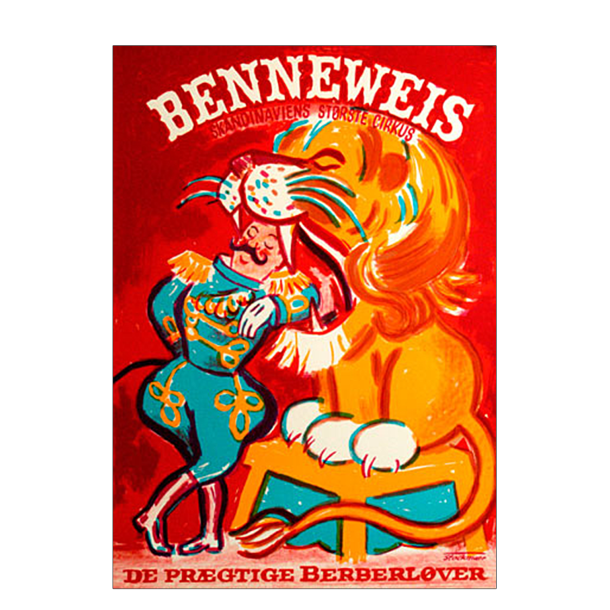 Cirkus Benneweiss Plakat - Stockmarr