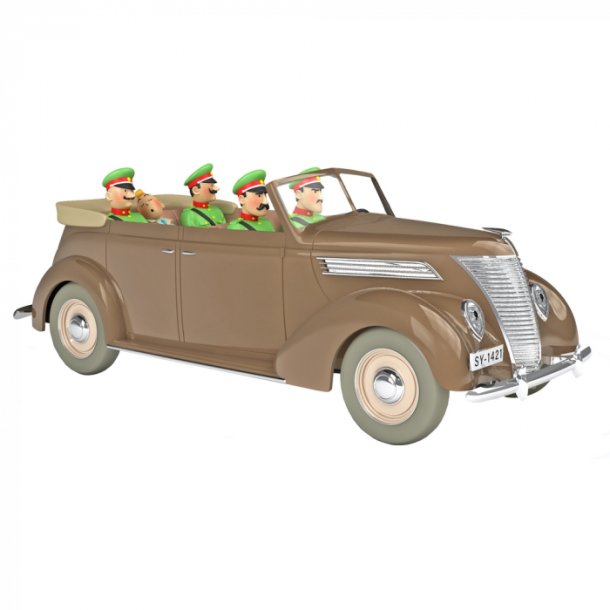 Tintin Bil - Ford V8 Convertible 1937