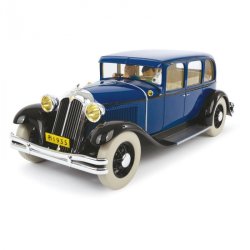 Tintin Bil - The Chrysler Imperial, Den Bl Lotus - Skala 1:12 
