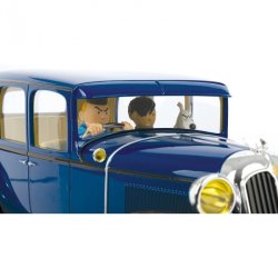 Tintin Bil - The Chrysler Imperial, Den Bl Lotus - Skala 1:12 