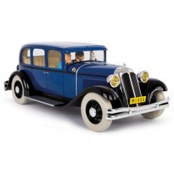 Tintin Bil - The Chrysler Imperial, Den Bl Lotus - Skala 1:12 