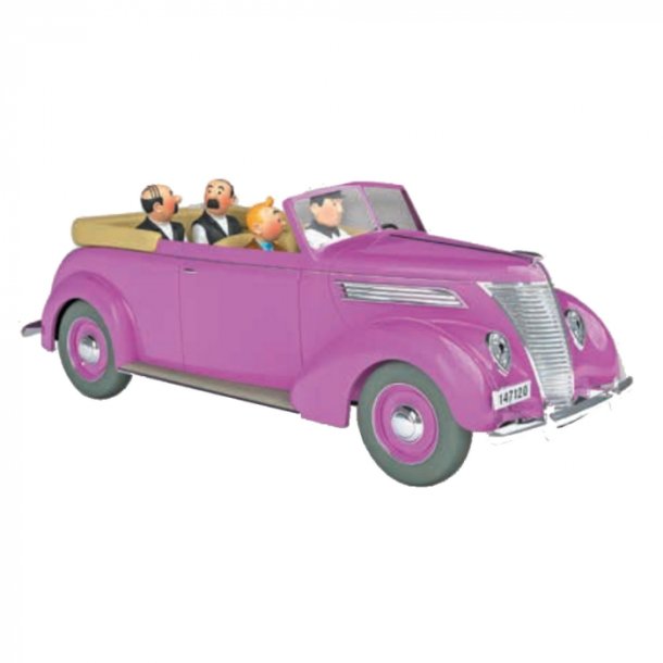 Tintin Bil - Dupond &amp; Dupont's Ford V8 Cabriolet