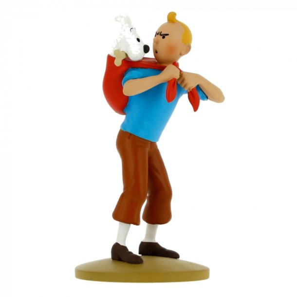 Tintin Figur - Tintin Med Terry P Ryggen