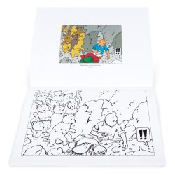 Tintin Malebog - Mission Til M�nen &amp; De F�rste Skridt P� M�nen