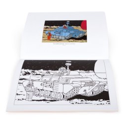 Tintin Malebog - Mission Til M�nen &amp; De F�rste Skridt P� M�nen