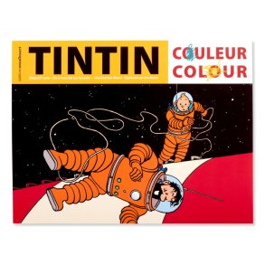 Tintin Malebog - Mission Til M�nen & De F�rste Skridt P� M�nen