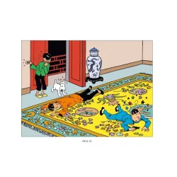 Tintin Malebog - Den Bl Lotus