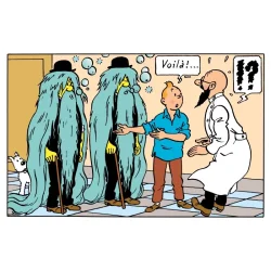 Tintin Figur - Dupont Med Langt Grnt Skg Og Hr