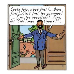 Tintin Figur - Haddock i Bl Jakke