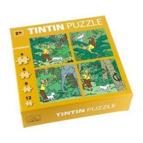 Jungle puslespil, 4 forskellige med 30 brikker