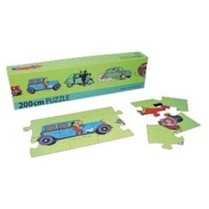 Puslespil: Biler 52 brikker (200 x 15cm)