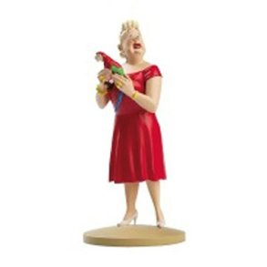 Tintin Figur - Castafiore Med Papegje