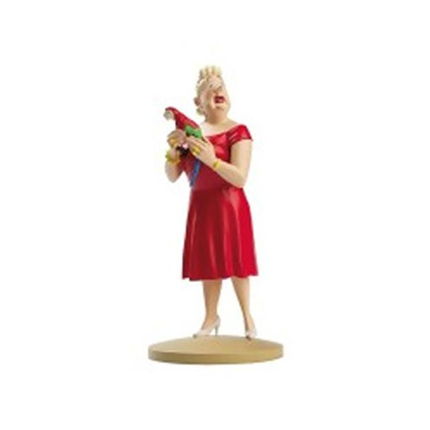 Tintin Figur - Castafiore Med Papegje