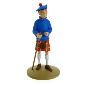 Tintin Figur - Tintin i Kilt 