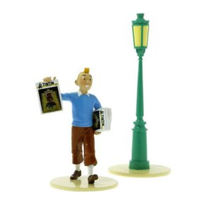 Tintin med gadelampe