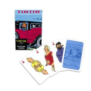 Tintin Spillekort - Biler