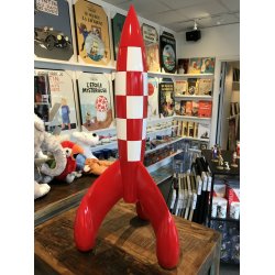 Tintin Raket 60 cm - Resin Figur Af Mneraketten