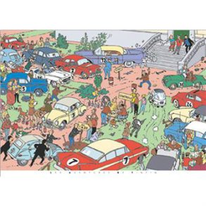 Tintin Plakat - Max Bjvermose afholder rally