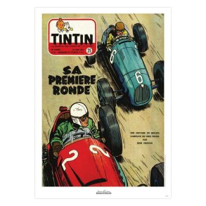 J. Graton & Le Journal Tintin 1953 N�25 Plakat - 50 x 70 cm