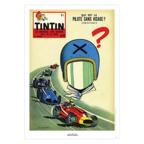 J. Graton & Le Journal Tintin 1959 N�19 Plakat - 50 x 70 cm