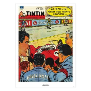 J. Graton & Le Journal Tintin 1961 N�20 Plakat - 50 x 70 cm
