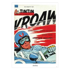 J. Graton & Le Journal Tintin 1964 N�28 Plakat - 50 x 70 cm