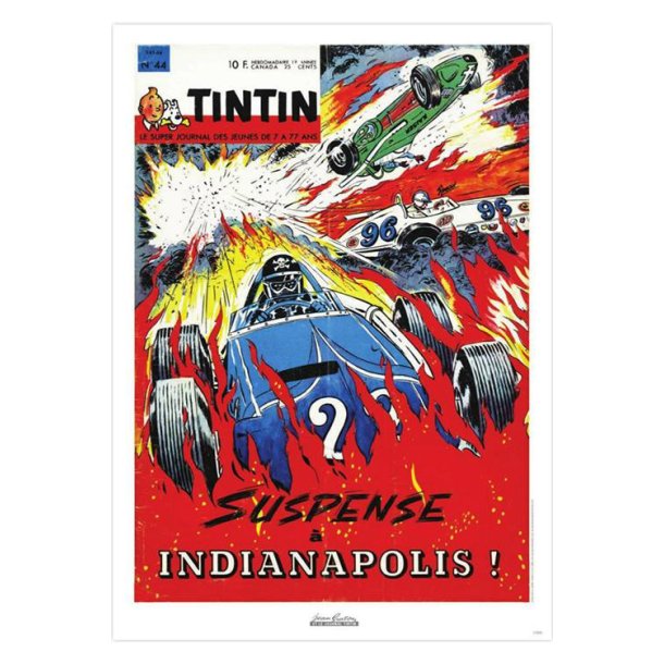 J. Graton & Le Journal Tintin 1964 N°44 Plakat - 50 x 70 cm - Plakater Tintin-butik.dk