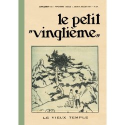 Tintin Notesbog - Le Petit Vingti�me - Det Gamle Tempel / Den Bl� Lotus - Stor
