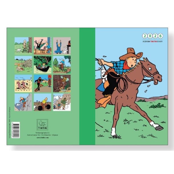Tintin Kalenderbog Lille 2026