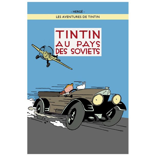 Tintin Postkort - Tintin i Sovjet (Farver)