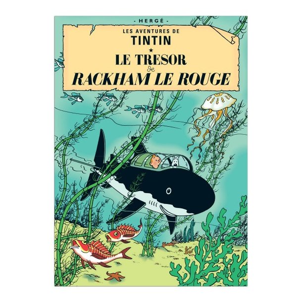 Tintin Postkort - Rackham Den Rdes Skat