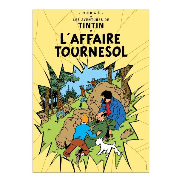 Tintin Postkort - Tournesol Mysteriet