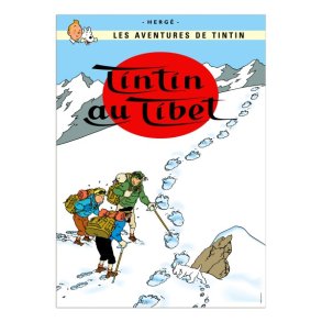 Tintin Plakat - Tintin I Tibet