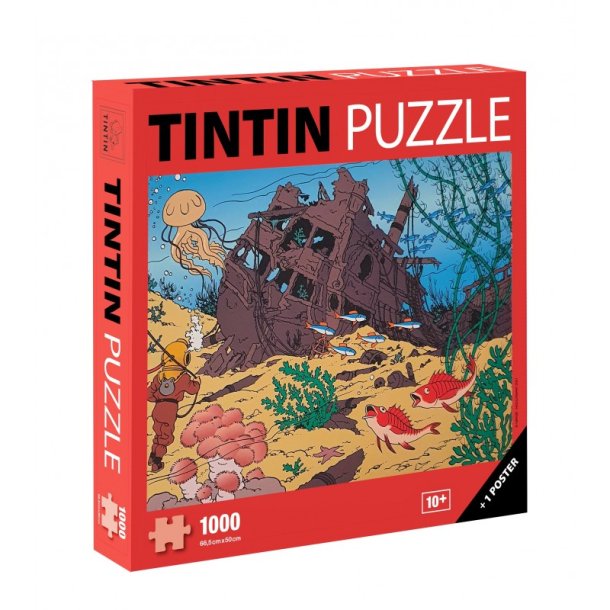 Tintin Puslespil - Enhjrningens skibsvrag
