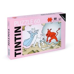 Tintin Puslespil - Terry Med Engel Og Djvel, 60 Brikker