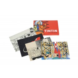 Tintin Postkort Bog - 16 stk Fra Mne albummene