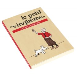 Tintin Postkort Bog - 6 stk "Le Petit Vingtieme" m/konvolutter