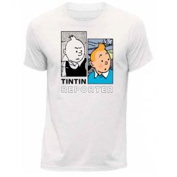 Tintin T-Shirt - Tintin Reporter Hvid