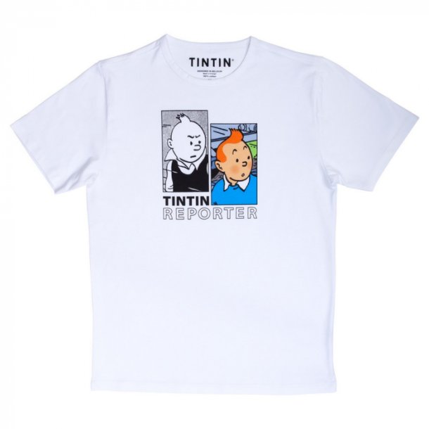 Tintin T-Shirt - Tintin Reporter Hvid