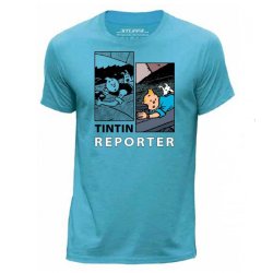 Tintin T-Shirt - Tintin Reporter Turkis