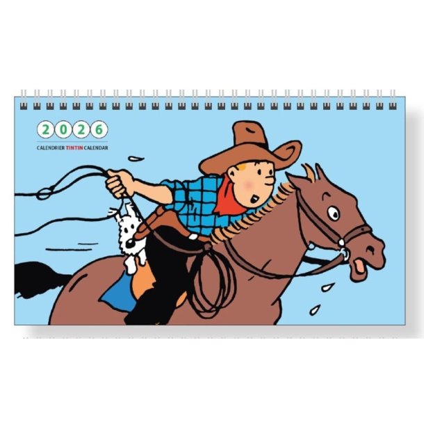Tintin Bordkalender 2026