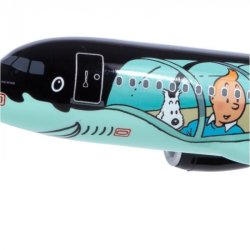 Tintin Rackham Fly "Brussels Airlines Airbus A320"
