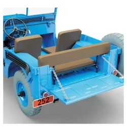 Tintin Bil - Bl� Jeep, Mission Til M�nen - Skala 1:8