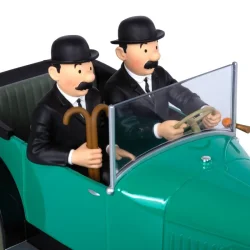 Tintin Bil - Dupont &amp; Dupond's Citroen 5CV, Landet Med Det Sorte Guld - Skala 1:12