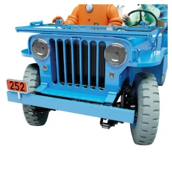 Tintin Bil - Bl� Jeep, Mission Til M�nen - Skala 1:8