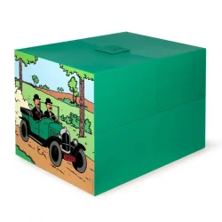 Tintin Bil - Dupont &amp; Dupond's Citroen 5CV, Landet Med Det Sorte Guld - Skala 1:12